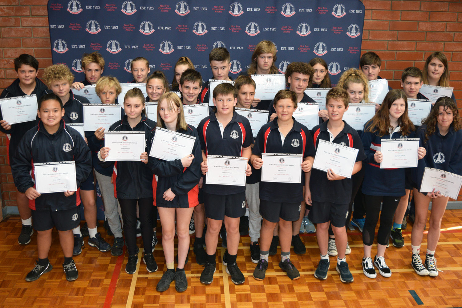 Term 1 Academic & School Values Awards - Port Lincoln High School