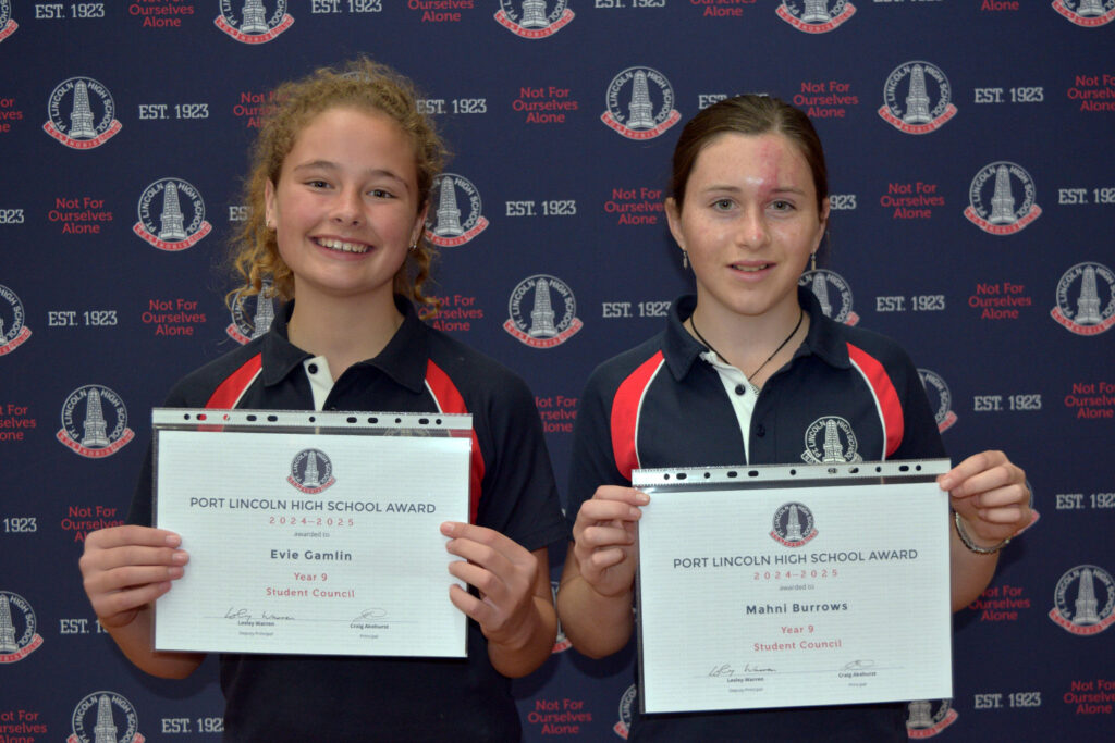 Student Council & Term 1 Academic Awards Announced - Port Lincoln High ...