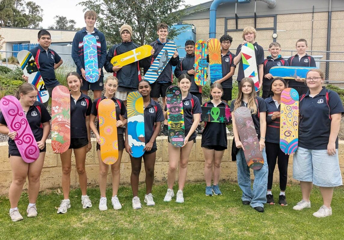 Year 9 Skate Deck Art 1